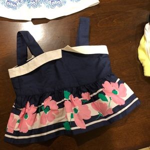 Janie and jack top for baby girl